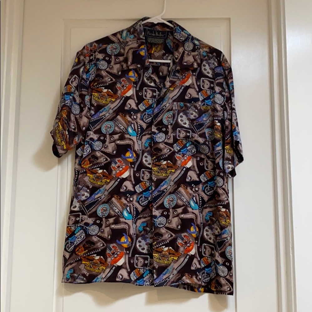Nicole Miller unisex silk (XS) Harley Davidson